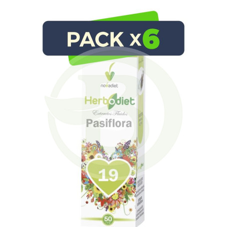 Pack 6x Extracto de Pasiflora 50Ml. Novadiet