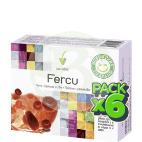 Pack 6x Fercu 60 Cápsulas Novadiet