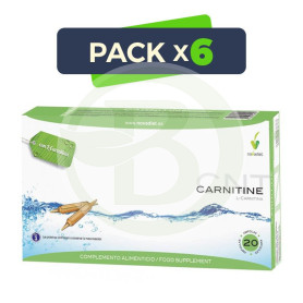 Pack 6x L-Carnitina 20 Ampollas Novadiet