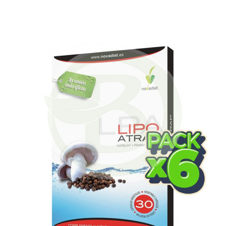 Pack 6x Lipoatrap 30 Cápsulas Novadiet