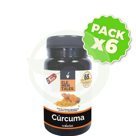 Pack 6x Cúrcuma 30 Cápsulas Nova Diet