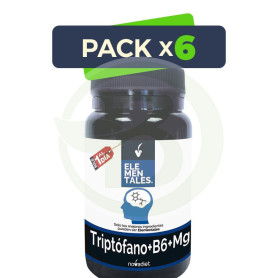 Pack 6x TriptÓfano+Vit+B6+Mg 30 CÁpsulas Nova Diet