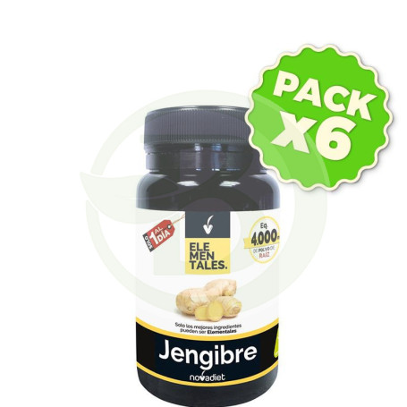 Pack 6x Jengibre 30 Cápsulas Nova Diet