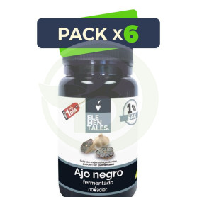 Pack 6x Ajo Negro Fermentado 30 Cápsulas Nova Diet