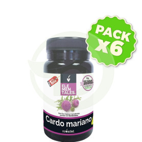 Pack 6x Cardo Mariano 30 Cápsulas Nova Diet