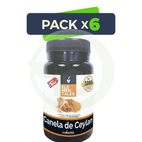 Pack 6x Canela De Ceylan 30 Cápsulas Nova Diet