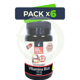 Pack 6x Vitamina B12 100Mcg. 120 Comprimidos Nova Diet