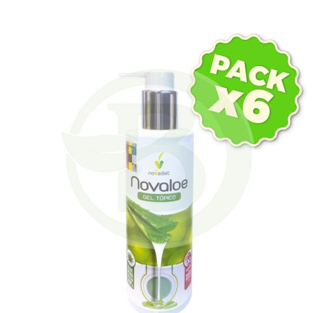 Pack 6x Novaloe Gel 250Ml. Nova Diet