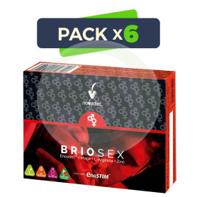 Pack 6x Briosex 30 Cápsulas Nova Diet