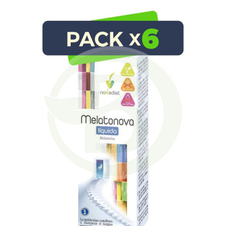 Pack 6x Melatonova Líquida 30 Ml Nova Diet