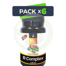 Pack 6x B Complex 60 Cápsulas Vegetales Nova Diet