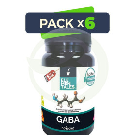 Pack 6x Gaba 30 Cápsulas Vegetales Nova Diet