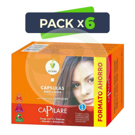 Pack 6x Capilare 120 Capsulas-Formato Ahorro- Nova Diet
