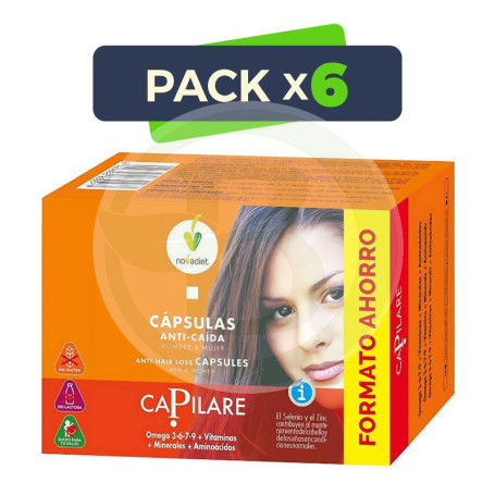 Pack 6x Capilare 120 Capsulas-Formato Ahorro- Nova Diet