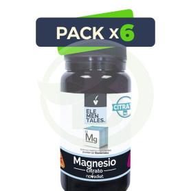 Pack 6x Citrato De Magnesio 60 Comprimidos Nova Diet