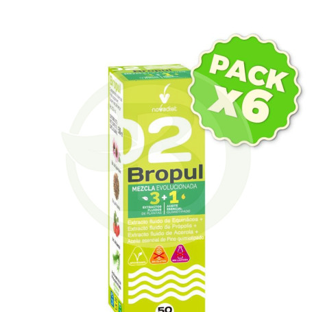 Pack 6x Bropul+Aceite Esencial De Pino 50 Ml Nova Diet