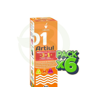 Pack 6x Artiul + Aceite Esencial De Jengibre 50 Ml Nova Diet