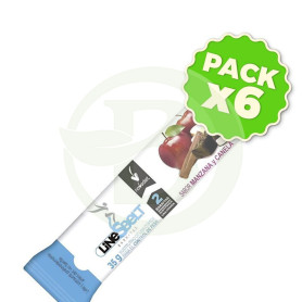 Pack 6x Line Sbelt Manzana-Canela Barrita De 35Gr Nova Diet