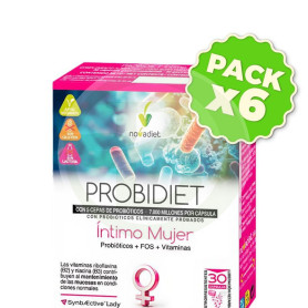 Pack 6x Probidiet Íntimo Mujer 30 Cápsulas Nova Diet