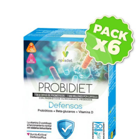Pack 6x Probidiet Defensas 30 Cápsulas Nova Diet