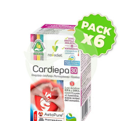 Pack 6x Cardiepa 30 Cápsulas Nova Diet