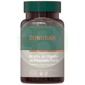 Aceite De Higado De Pescado Forte 120 Perlas Bonusan