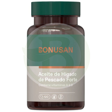 Aceite De Higado De Pescado Forte 120 Perlas Bonusan