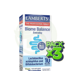 Pack 3x Biome Balance Everyday (Diario) 30 Cápsulas Lamberts