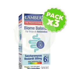 Pack 3x Biome Balance Antibiotics (Antibioticos) 30 Cápsulas Lamberts