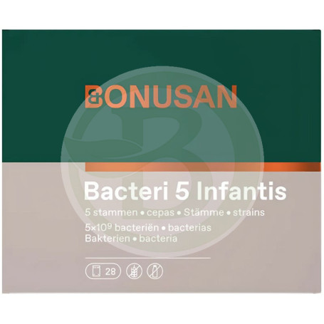 Bacteri 5 Infantis 28 Sobres Bonusan