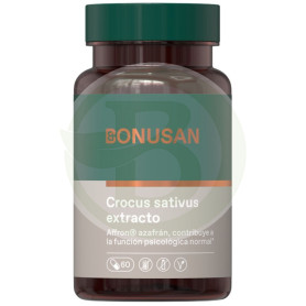 Crocus Sativus Extracto 60 Capsulas Bonusan