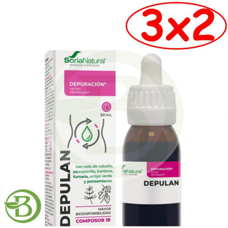 Pack 3x2 Composor 19 Depulan 50Ml Soria Natural