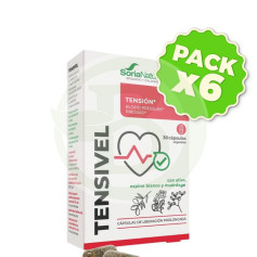 Pack 6x Tensivel 30 Cápsulas Soria Natural