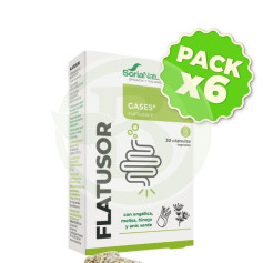 Pack 6x Flatusor 30 Cápsulas Soria Natural