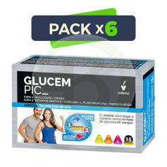 Pack 6x Glucem Pic 15 Comprimidos Novadiet