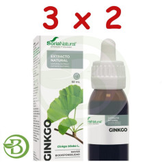 Pack 3x2 Extracto De Ginkgo 50Ml Soria Natural