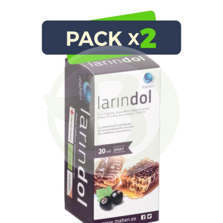 Pack 2x Larindol 20Ml. Mahen