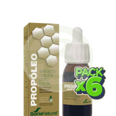 Pack 6x Extracto De Propóleo Hidroalcohólico 50Ml Soria Natural