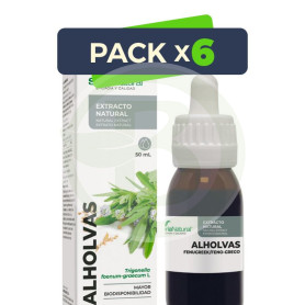 Pack 6x Extracto De Alholvas 50Ml Soria Natural