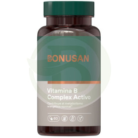 Vitamina B Complejo Activo 60 Cápsulas Bonusan