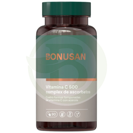 Vitamina C-500 Complejo De Ascorbatos 90 Cápsulas Bonusan