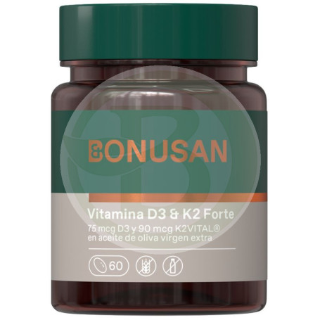 Vitamina D3 & K2 60 Perlas Bonusan