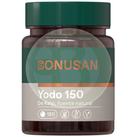 Yodo 150Mcg. (Kelp) 180 Tabletas Bonusan