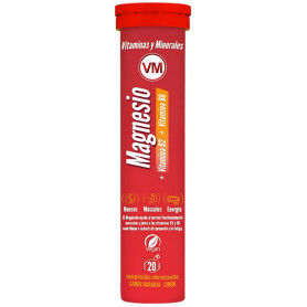 Magnesio + Vit B2 + Vit B6 20 Tabletas Efervescentes Ynsadiet