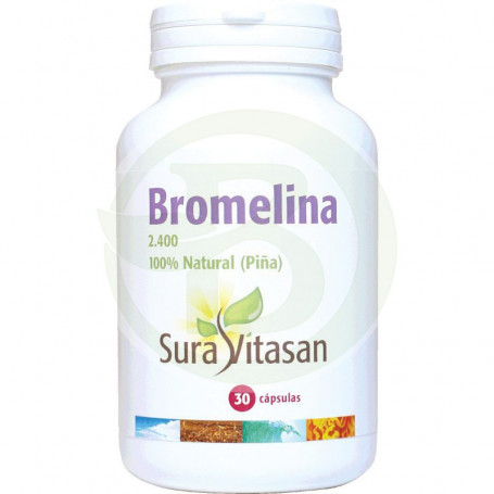 Bromelina 2.400 30 Cápsulas Sura Vitasan