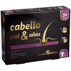 Cabello, Piel y Uñas Beautyline 30 Cápsulas Pinisan