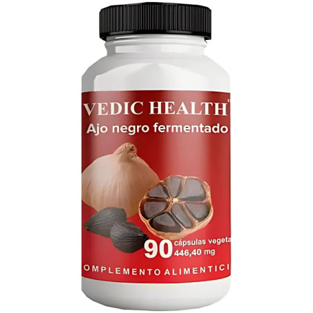 Ajo Negro Fermentado 90 Cápsulas Vedic Health