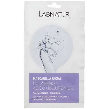 Mascarilla Facial De Colágeno y Ácido Hialurónico 15Ml Labnatur Mascarilla Facial De Colágeno y Ácido Hialurónico 15Ml Labnatur