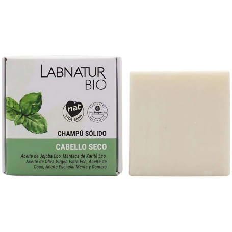 Champú Sólido Cabello Seco 75G Labnatur Bio