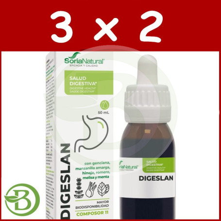 Pack 3x2 Composor 11 Digeslan 50Ml Soria Natural Pack 3x2 Composor 11 Digeslan 50Ml Soria Natural